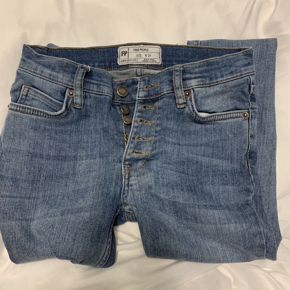 free people jeans worn once